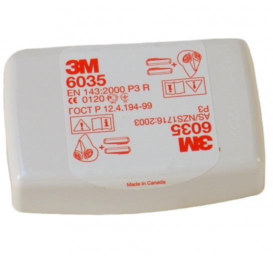 Filtro recambiable para partículas bayoneta encapsulado P3R 3M 6035 - Referencia 6035